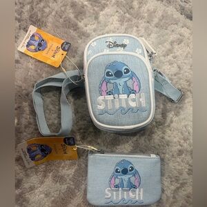 Primark Disney Stitch Kids Bag Set - Light Blue